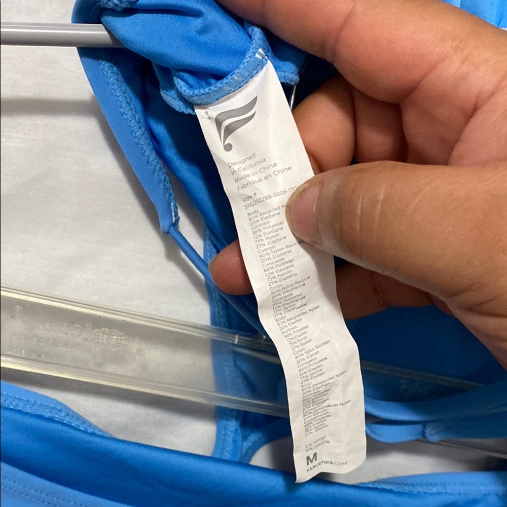 Fabletics Blue Bikini With Architectural Cutouts - image 7
